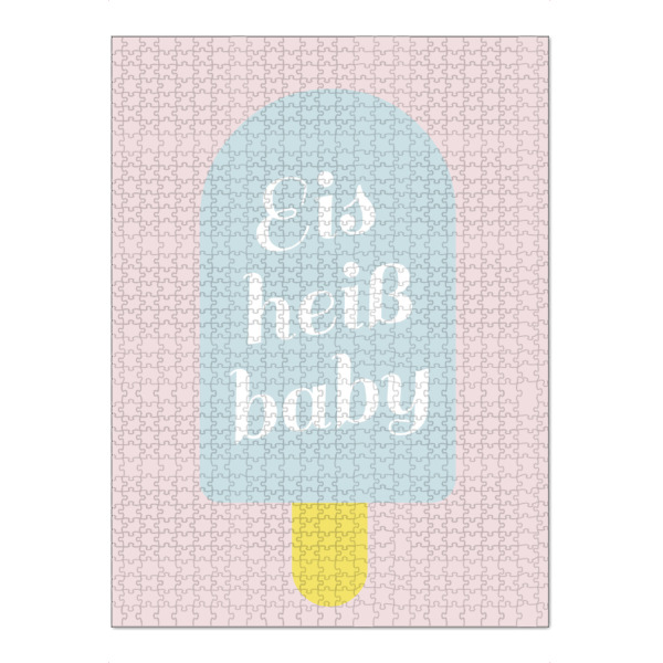 Puzzle Ravensburger "Eis heiß baby" artboxONE - Typografie,Für Kinder