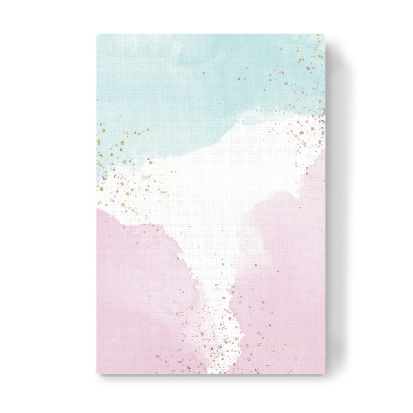 Leinwandbild "Sparkling Watercolour Clouds - Rose Mint" artboxONE - Abstrakt