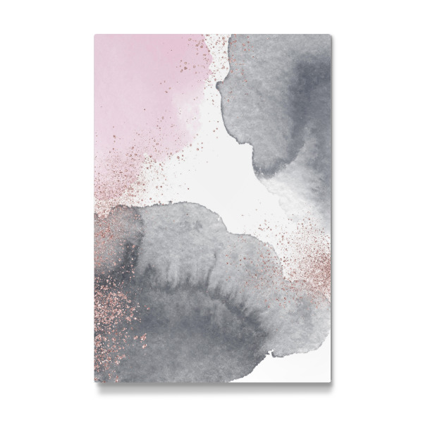 Galerie-Print "Sparkling Watercolour Clouds - Black Pink" 30x20 cm artboxONE