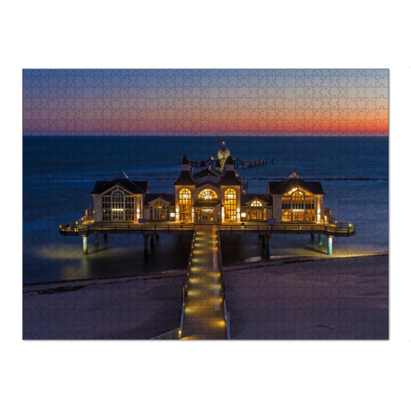 Puzzle Ravensburger "Seebrücke Sellin" artboxONE - Natur,Architektur