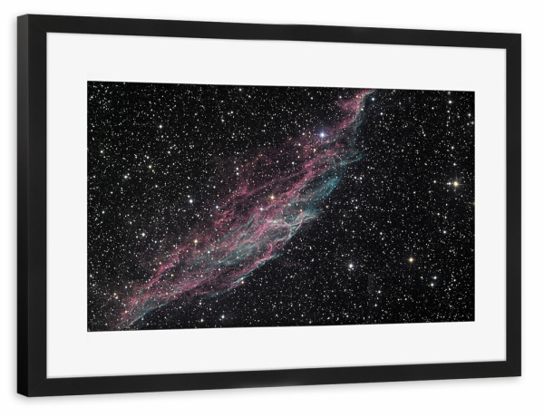 Poster mit Rahmen schwarz "Cirrusnebel" artboxONE - Natur,Fiktion,Galaxy