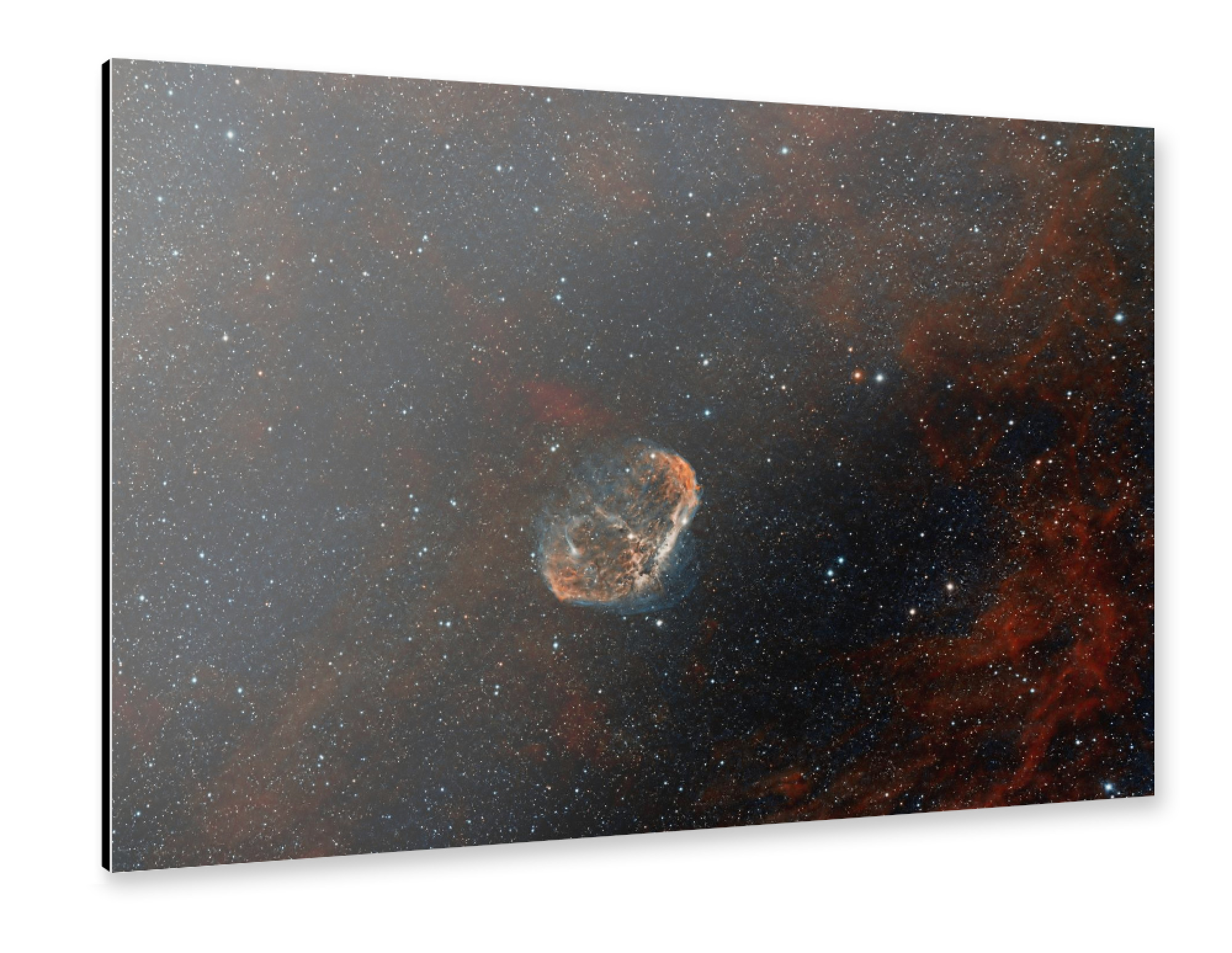 Alu-Dibond "Crescent Nebel" 75x50 cm artboxONE