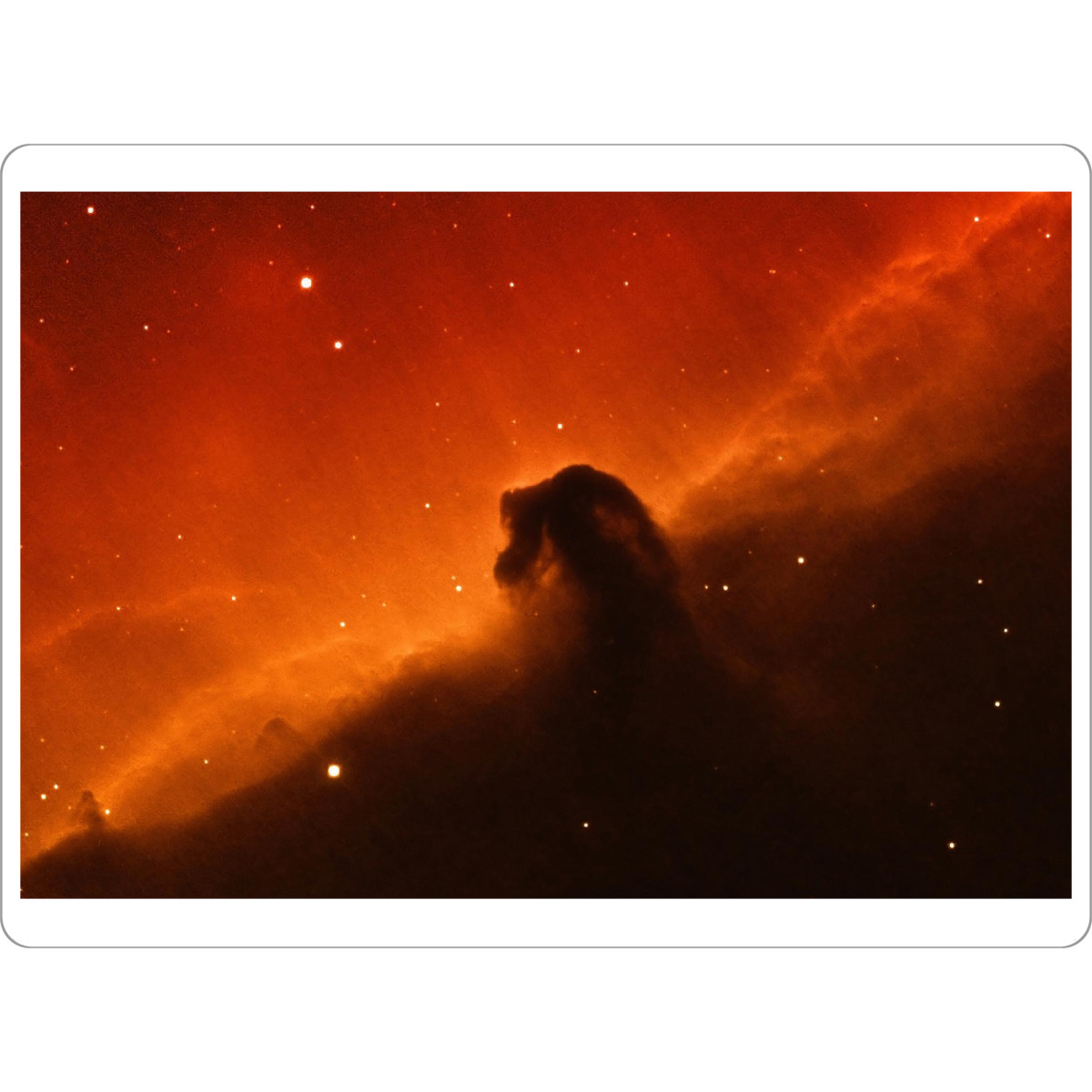 Tischset "Pferdekopfnebel - B33" artboxONE - Natur,Fiktion,Galaxy - Pferdekopfnebel,B33,Universum,Astronomie,Nebel,Galaxie,Weltall,Weltraum,Sterne