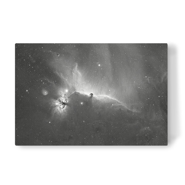 Leinwandbild "Flammen- und Pferdekopfnebel in Ha(alpha)" artboxONE - Natur,Fiktion