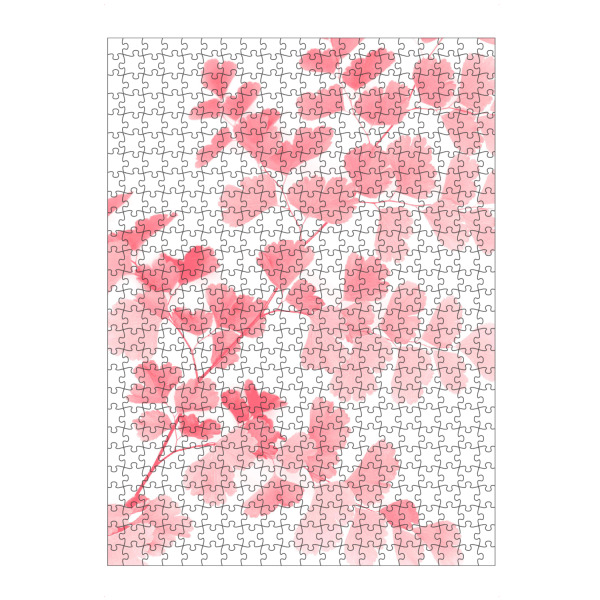 artboxONE Puzzle "Pink Maidenhair Fern Leaves" artboxONE - Natur,Floral