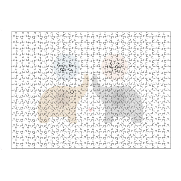 artboxONE Puzzle "Love is in the air" artboxONE - Natur,Für Kinder,Tiere