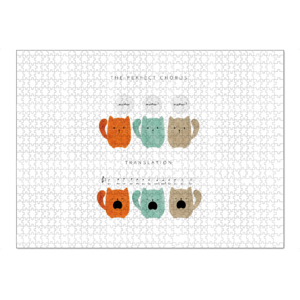 Puzzle Ravensburger "The perfect chorus" artboxONE - Für Kinder,Tiere