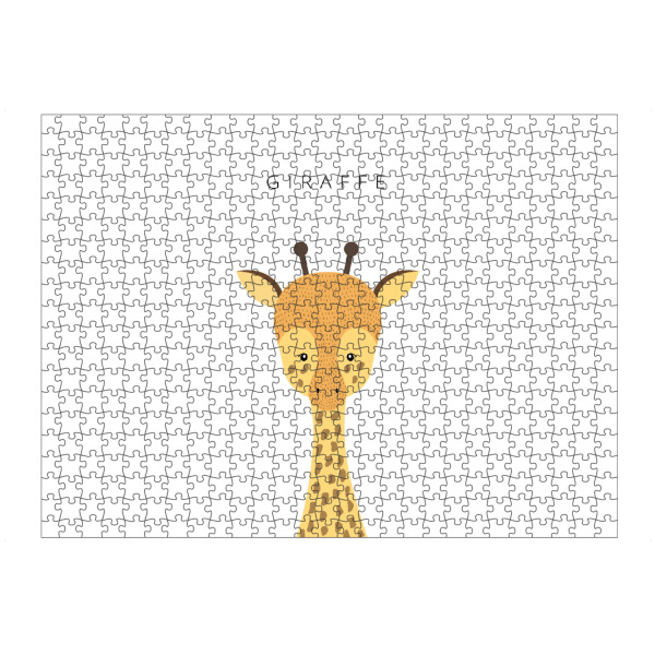 Puzzle Ravensburger "GIRAFFE 3" artboxONE - Für Kinder,Tiere