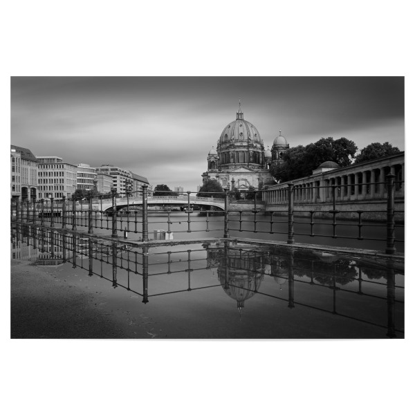 Poster 30x20 cm "Berliner Dom 3" artboxONE - Städte / Berlin,Schwarzweiß,Architektur
