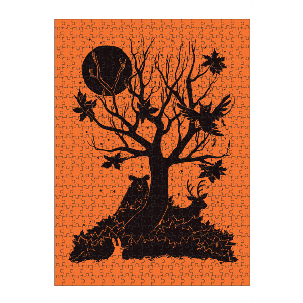 artboxONE Puzzle "Autumn Forest" artboxONE - Für Kinder,Tiere