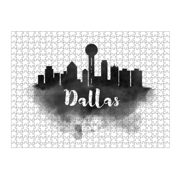 artboxONE Puzzle "Watercolor Dallas Skyline" artboxONE - Städte