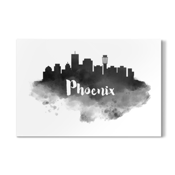 Galerie-Print "Watercolor Phoenix Skyline" 30x20 cm artboxONE