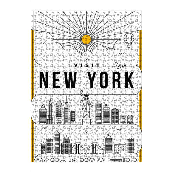 artboxONE Puzzle "Linear New York" artboxONE - Städte,Städte / New York,Geometrie