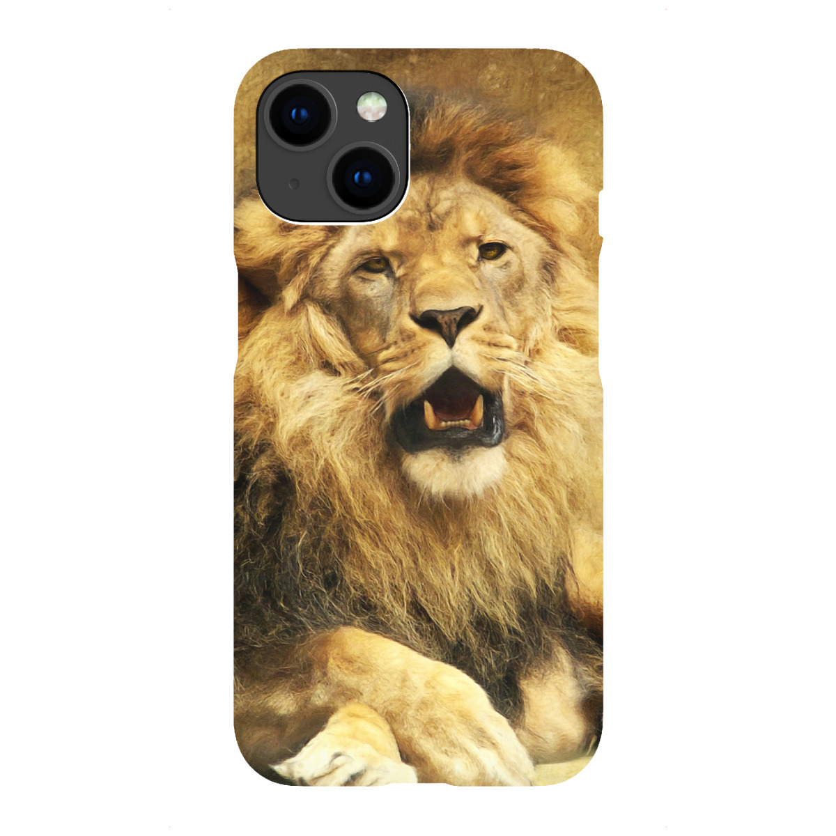 "Löwe Savanne"für iPhone - Premium-Case Handyhülle artboxONE