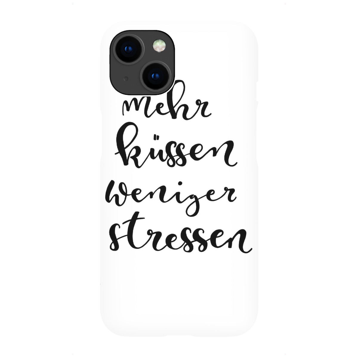 iPhone "Mehr Küssen" Premium-Case Handyhülle artboxONE