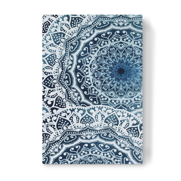 Leinwandbild "BOHOCHIC GIRL MANDALAS in BLUE" artboxONE - Geometrie - Mandala,Bohemian,Kreise,Blau