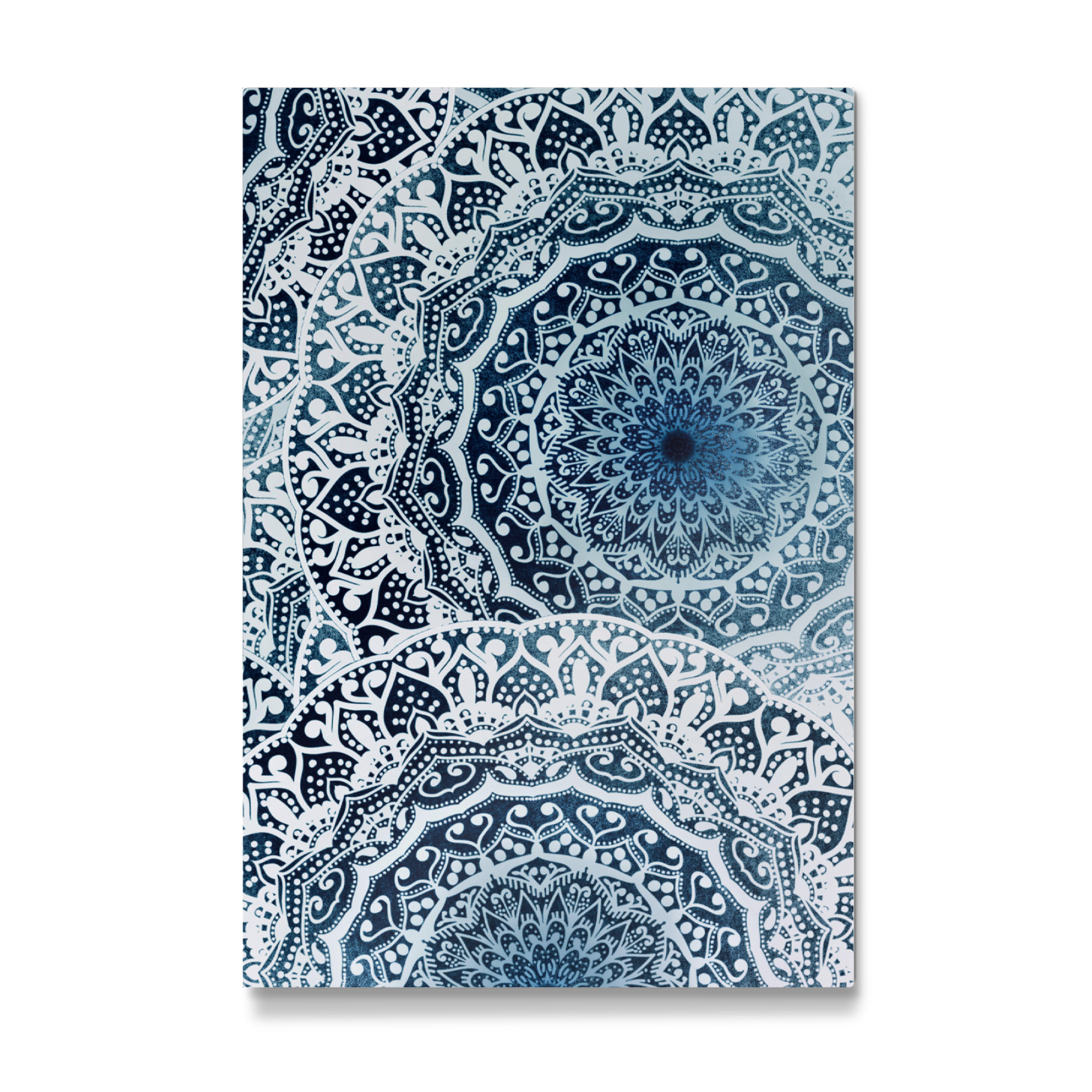 Galerie-Print "BOHOCHIC GIRL MANDALAS in BLUE" 75x50 cm artboxONE