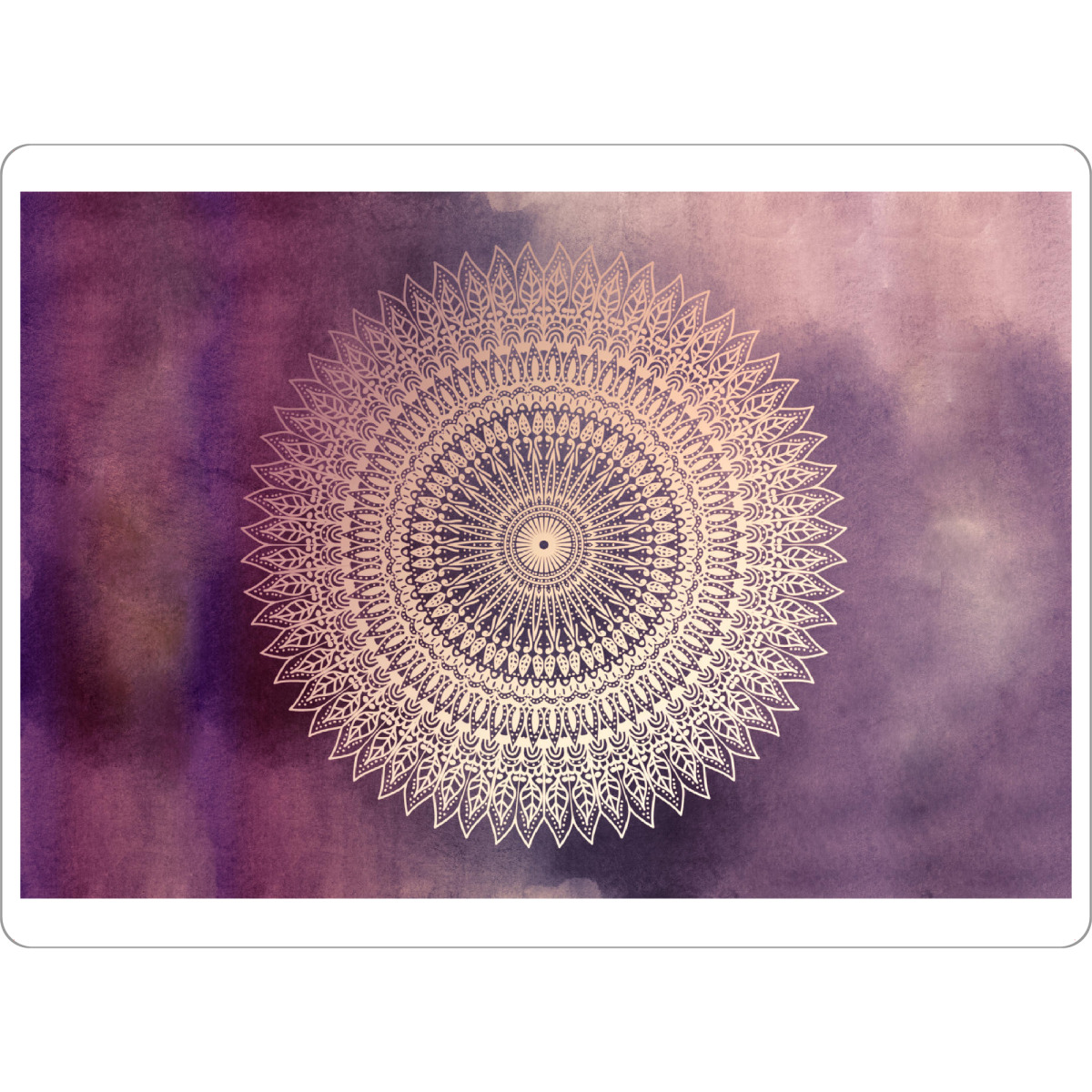 Tischset "RED MOON MANDALA" artboxONE - Abstrakt,Geometrie - Mandala,Kreis,Rot,Abstract,Abstrakt,Geometrie,Geometry,Formen,Shapes - Bild mandala