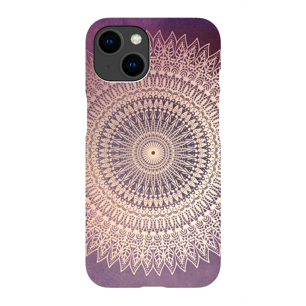 iPhone "RED MOON MANDALA" Premium-Case Handyhülle artboxONE