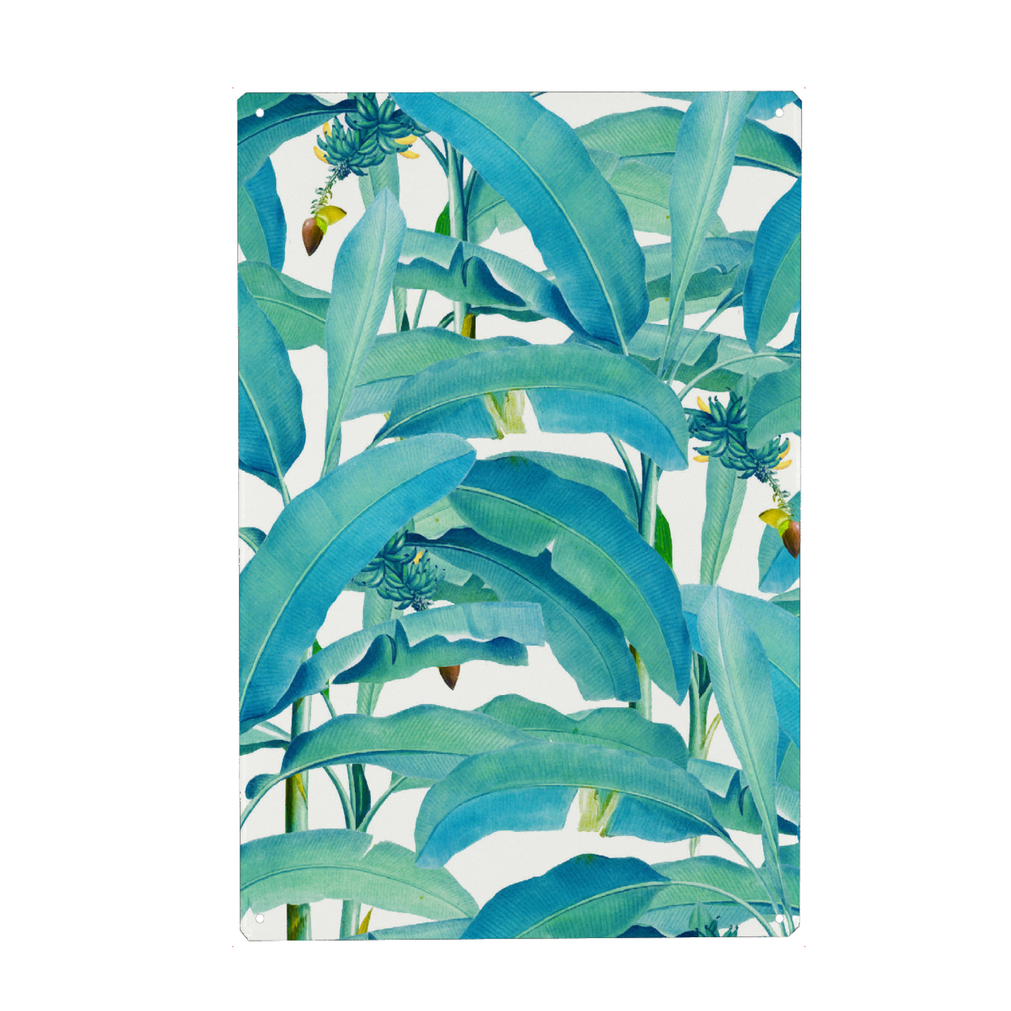 Metall Poster "Banana Forest" artboxONE - Natur,Floral,Essen & Trinken