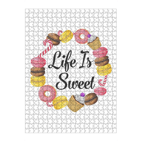 artboxONE Puzzle "Life Is Sweet 2" artboxONE - Essen & Trinken