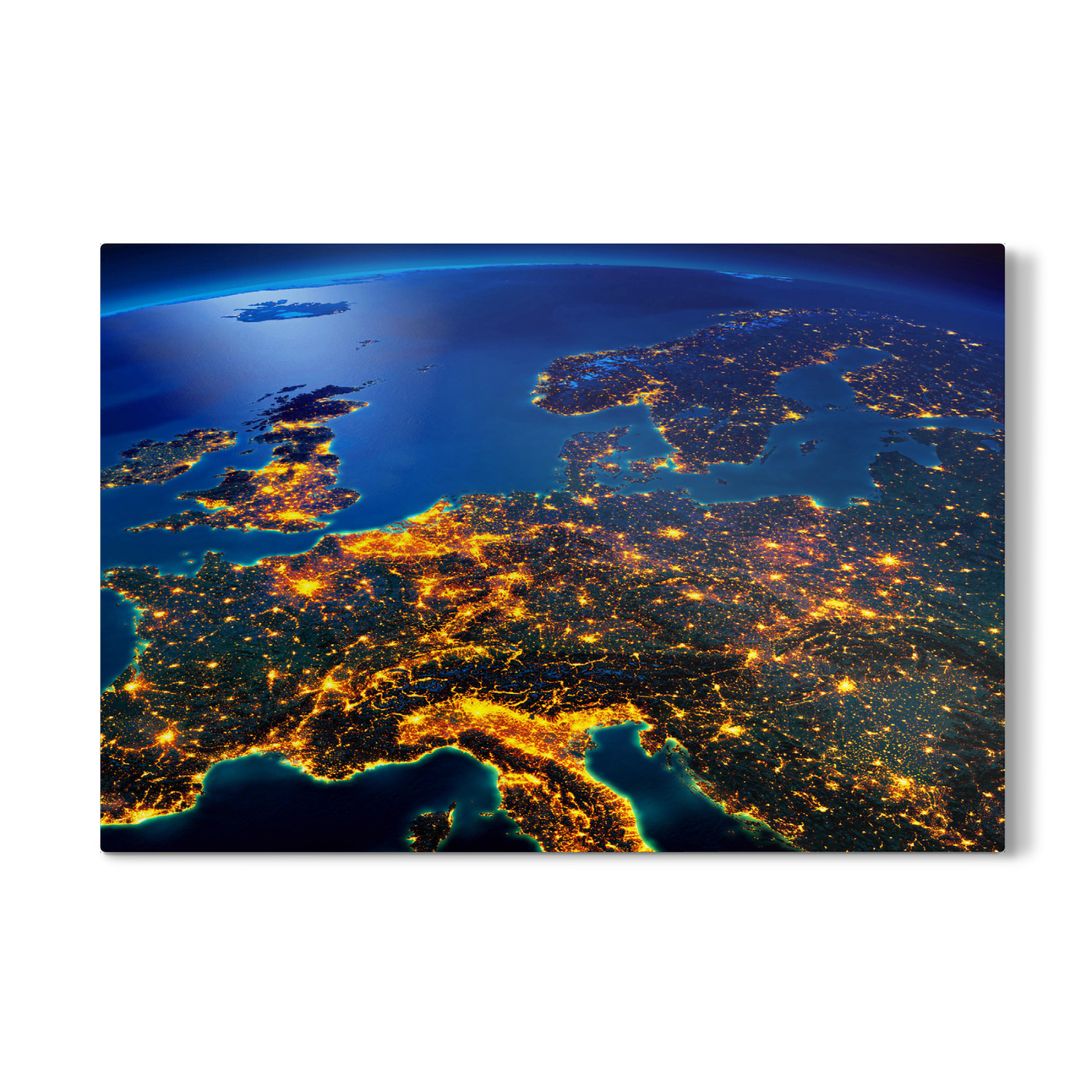 Galerie-Print "Central Europe Night View From Space" 30x20 cm artboxONE