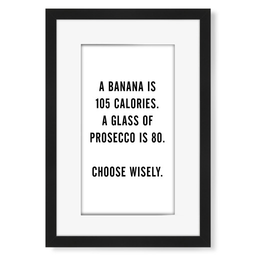 Banana Prosecco calories comparison