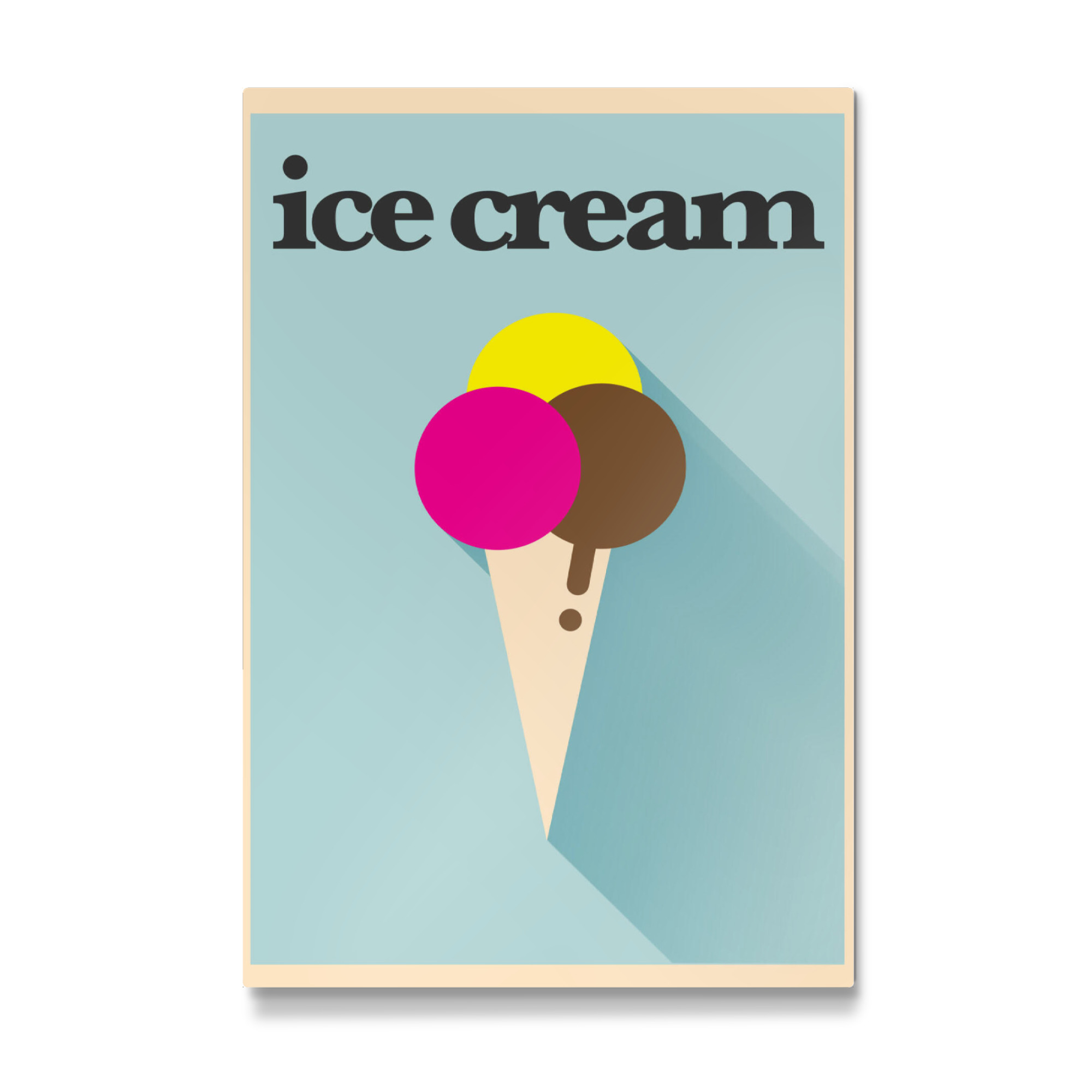 Galerie-Print "Minimal Ice Cream" 30x20 cm artboxONE
