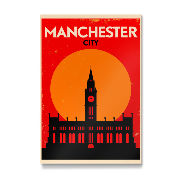 Galerie-Print "Retro Manchester England" 30x20 cm artboxONE