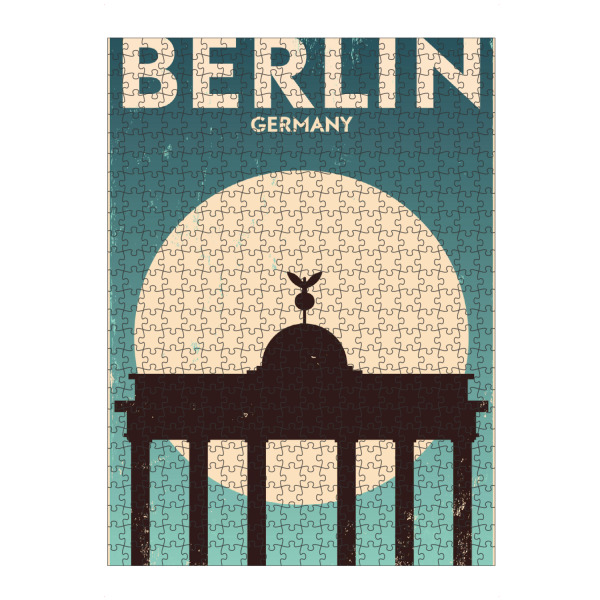 Puzzle Ravensburger "Retro Berlin" artboxONE - Städte,Städte / Berlin,Reise,Reise / Länder