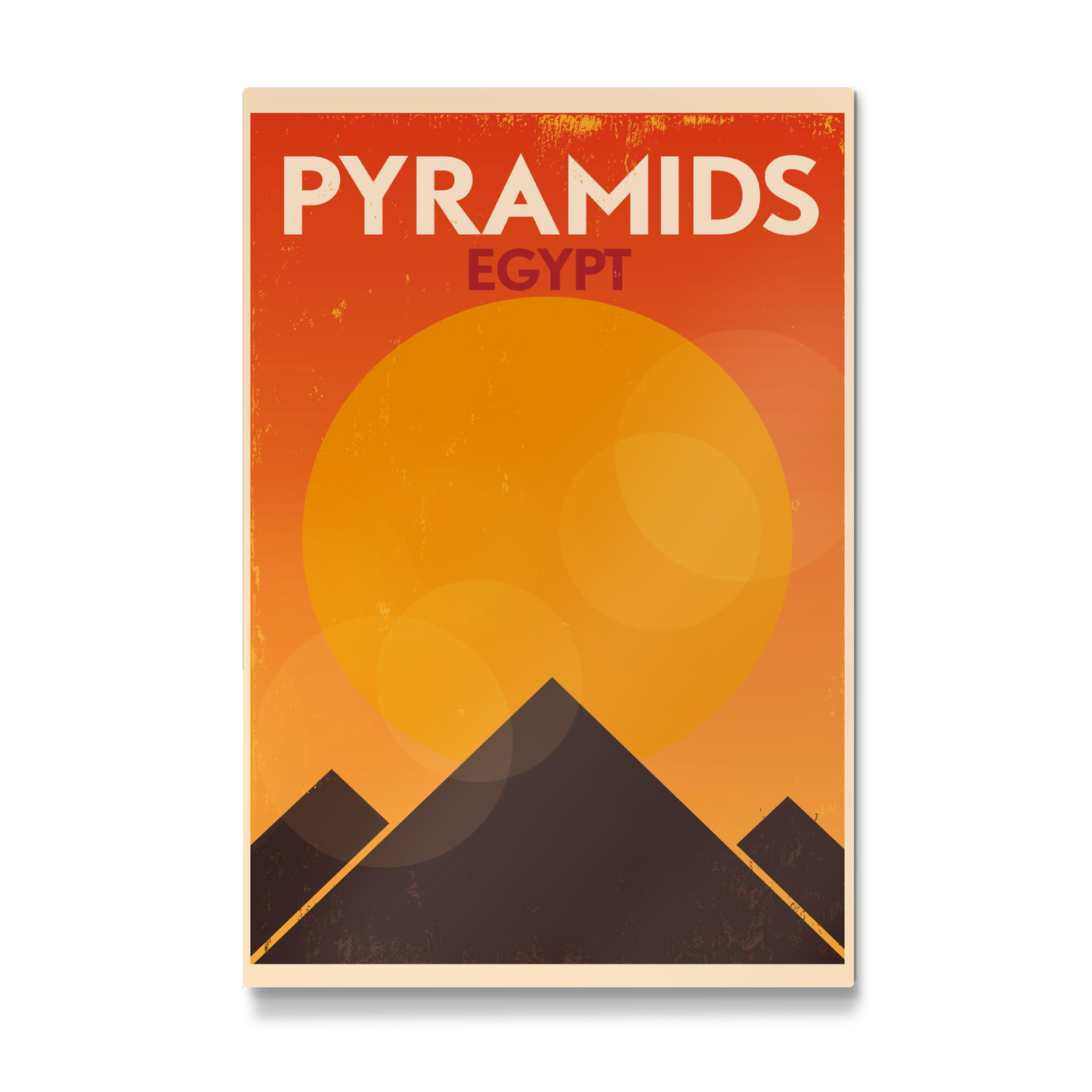 Galerie-Print "Retro Pyramids" 75x50 cm artboxONE