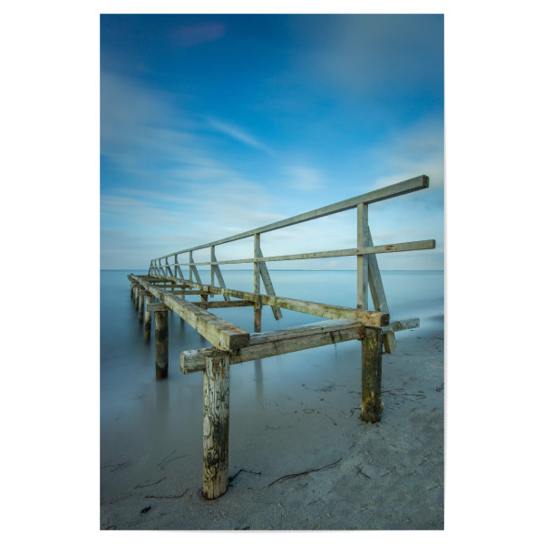 Poster "Alter Steeg an der Ostsee" artboxONE - Natur,Reise,Reise / Strand und Meer