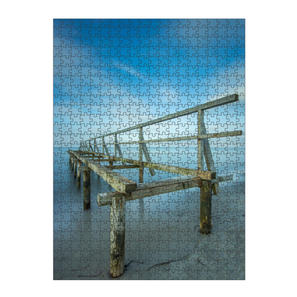 Puzzle Ravensburger "Alter Steeg an der Ostsee" artboxONE - Natur,Reise,Reise / Strand und Meer
