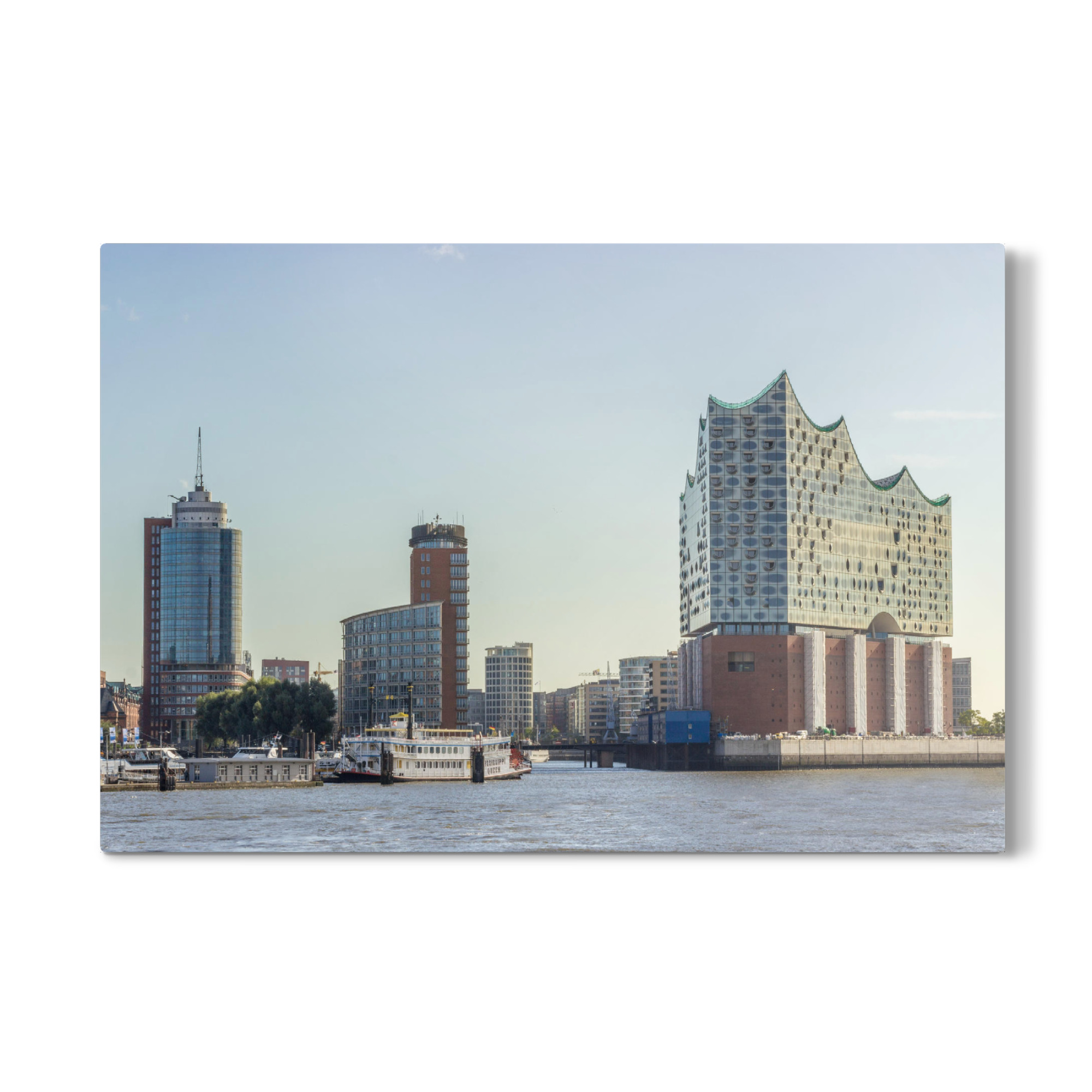 Galerie-Print "Elbphilharmonie Hamburg Hafen" 75x50 cm artboxONE