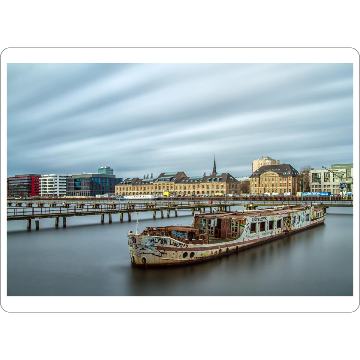 Tischset "Berlin Osthafen 4" artboxONE - Städte / Berlin