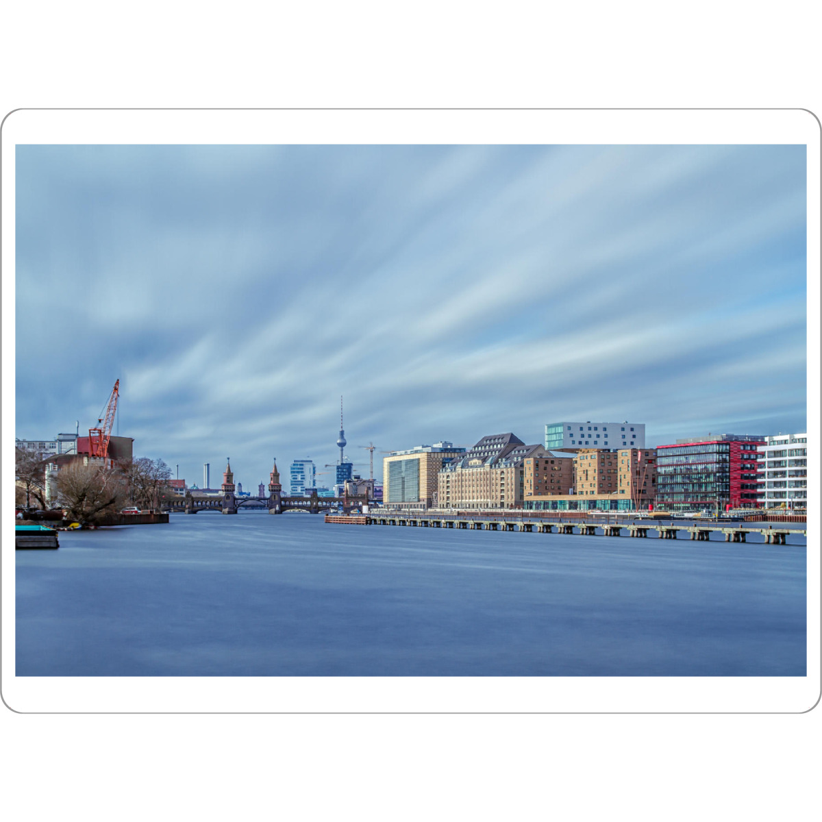 Tischset "Berlin Osthafen 3" artboxONE - Städte / Berlin,Architektur