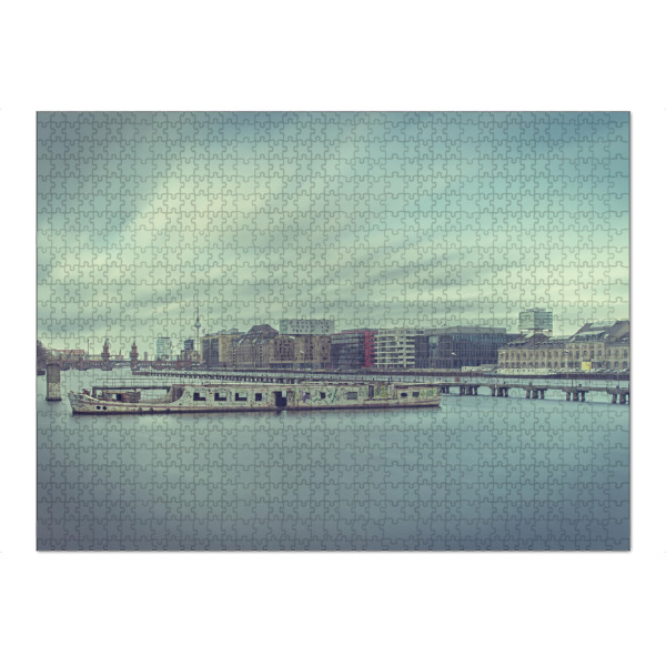 Puzzle Ravensburger "Berlin Osthafen" artboxONE - Städte / Berlin
