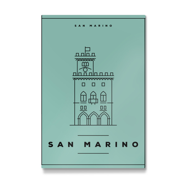 Galerie-Print "Minimal San Marino" 30x20 cm artboxONE