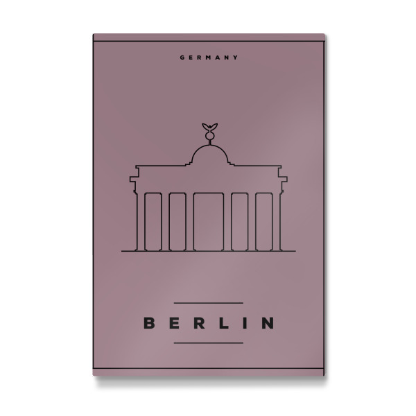 Galerie-Print "Minimal Berlin Poster" 30x20 cm artboxONE