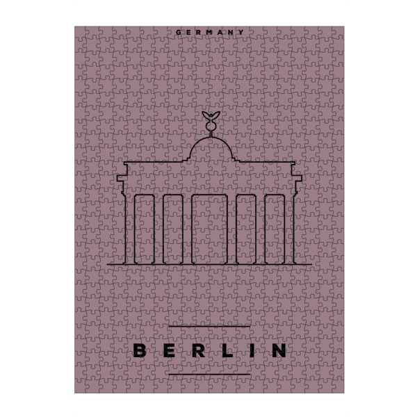 artboxONE Puzzle "Minimal Berlin Poster" artboxONE - Städte,Städte / Berlin,Reise