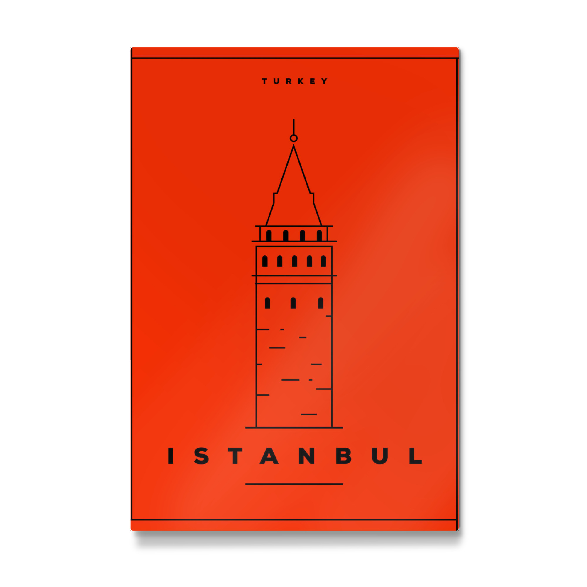 Galerie-Print "Minimal Istanbul Poster" 75x50 cm artboxONE