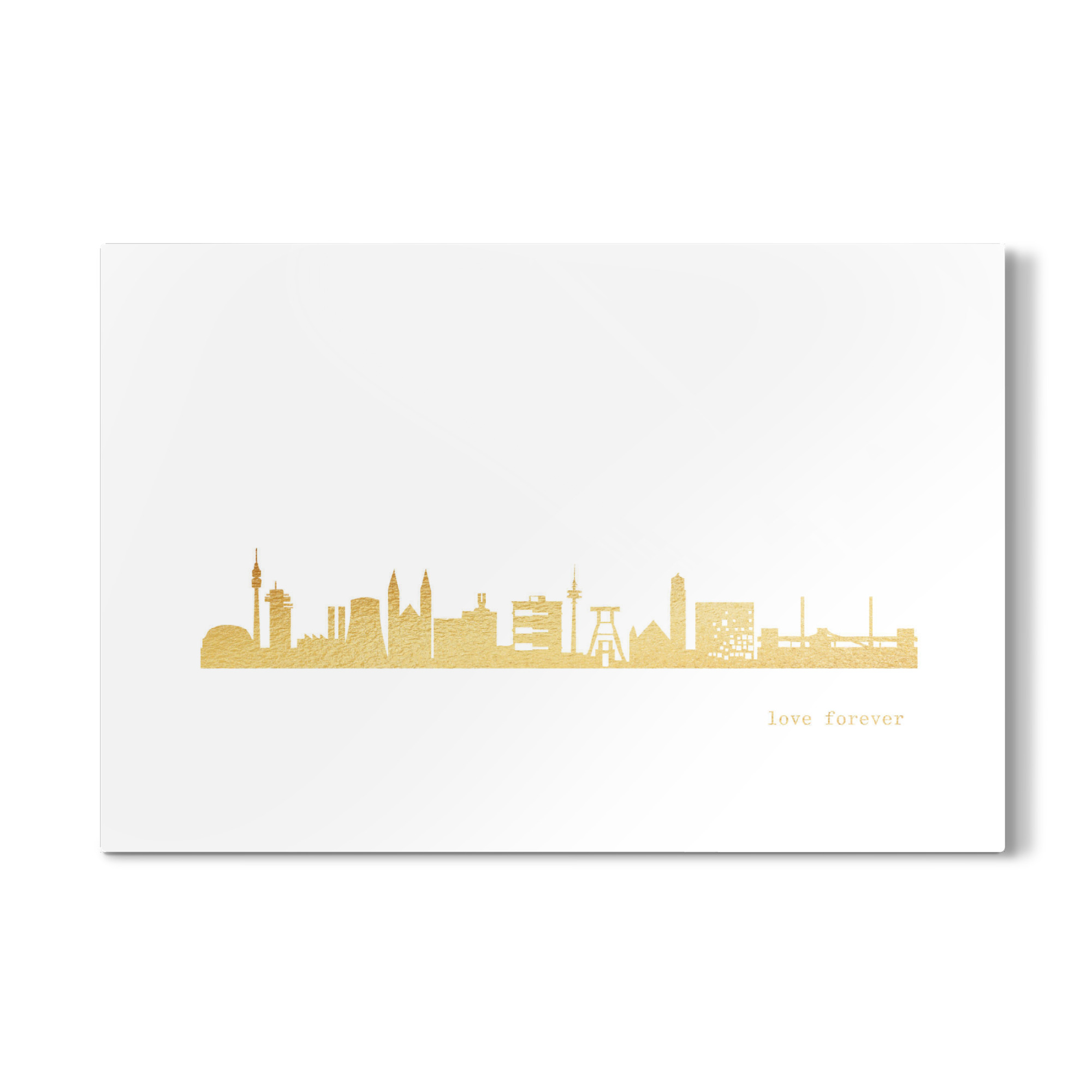 Galerie-Print "RUHRPOTT GOLD Print Love" 75x50 cm artboxONE