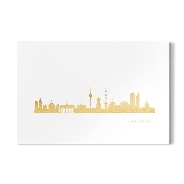Galerie-Print "BERLIN GOLD Print Love" 30x20 cm artboxONE