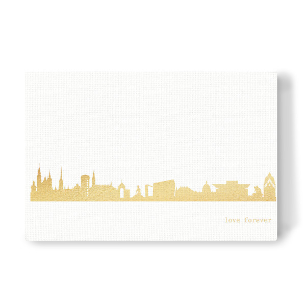 Leinwandbild "KOPENHAGEN GOLD Print Love" artboxONE - Städte,Reise,Architektur,Städte / København