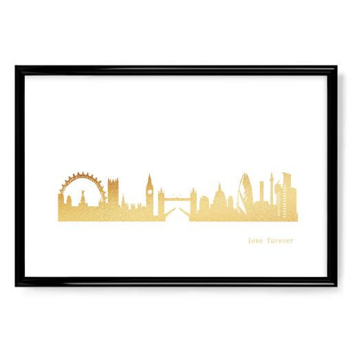 LONDON GOLD Print Love