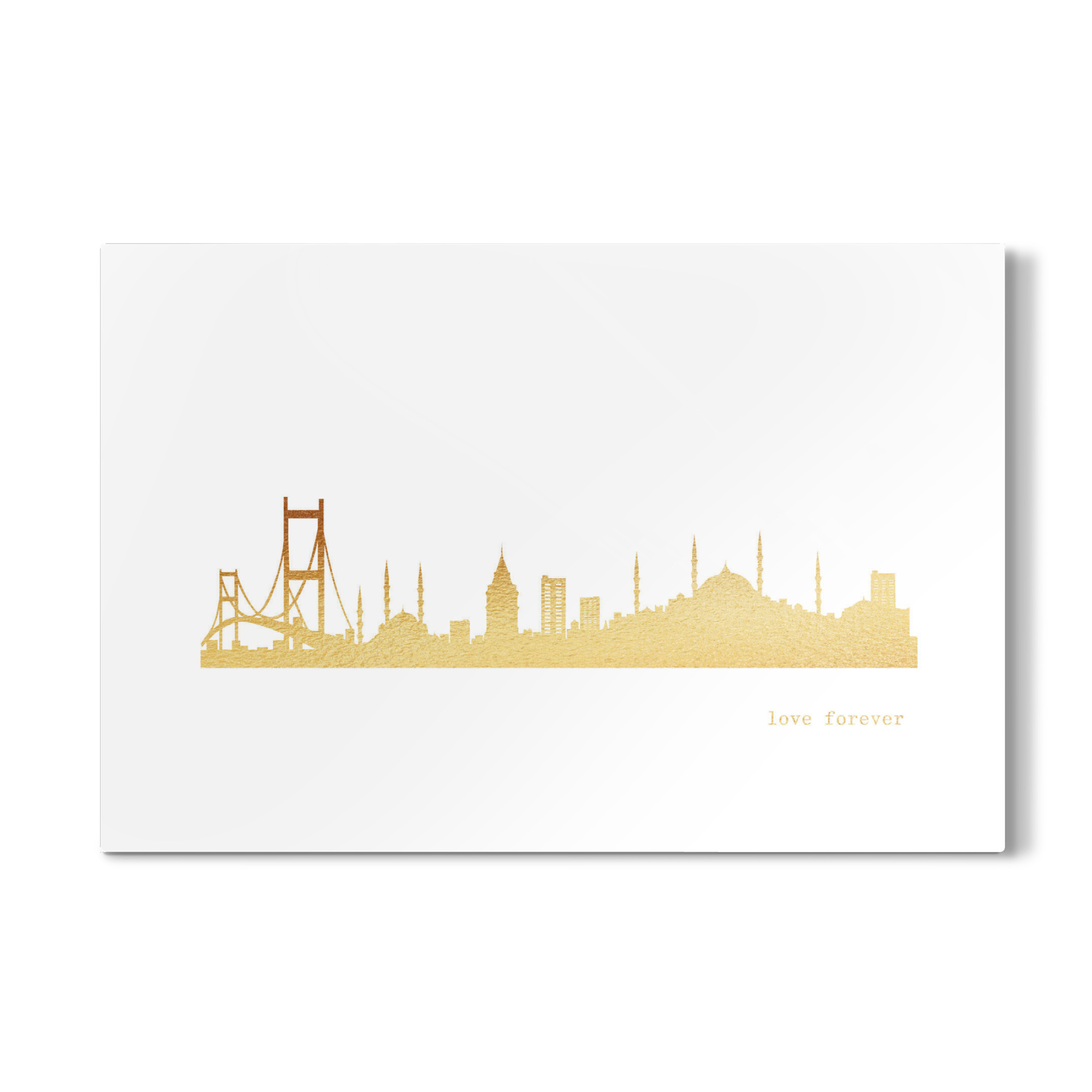 Galerie-Print "ISTANBUL GOLD Print Love" 75x50 cm artboxONE
