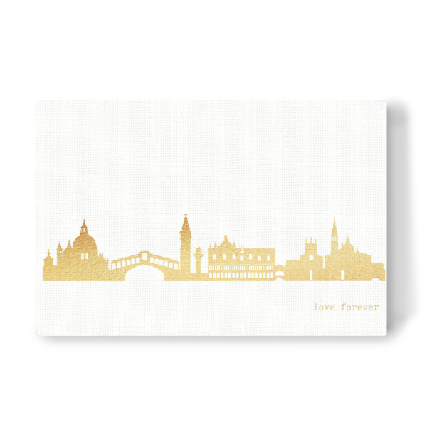 Leinwandbild "VENEDIG GOLD Print Love" artboxONE - Städte,Reise,Architektur,Städte / Venedig