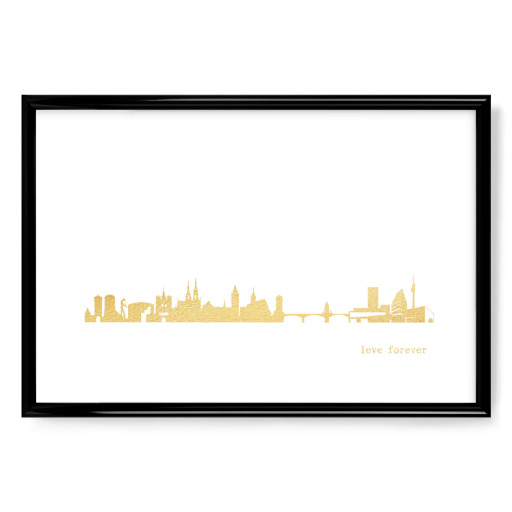 BASEL GOLD Print Love