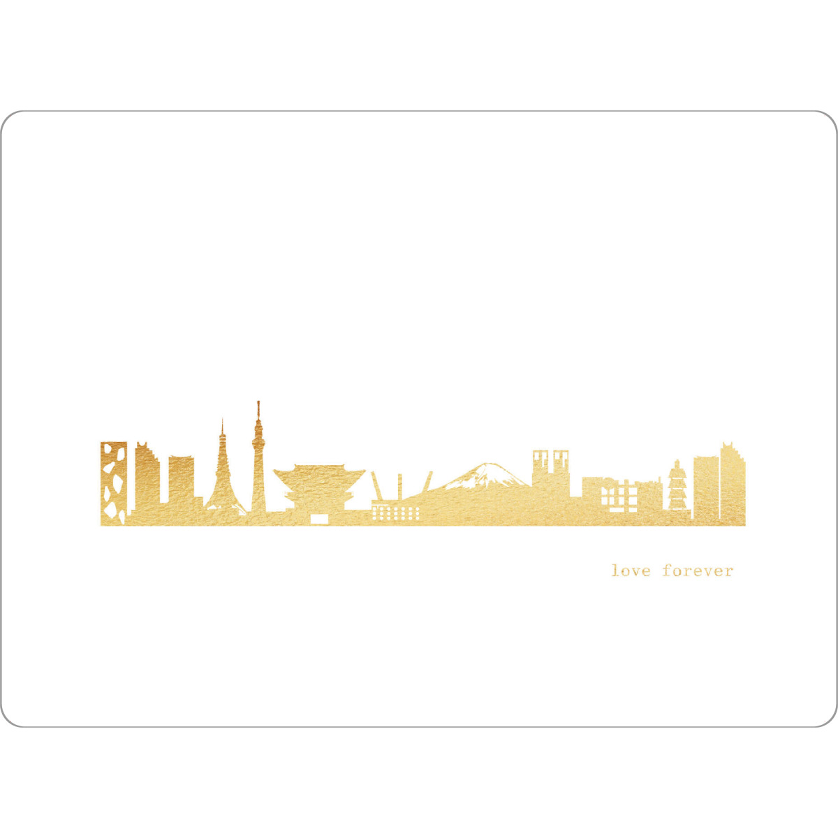 Tischset "TOKIO GOLD Print Love" artboxONE - Städte,Reise,Architektur,Reise / Asien,Städte / Tokio