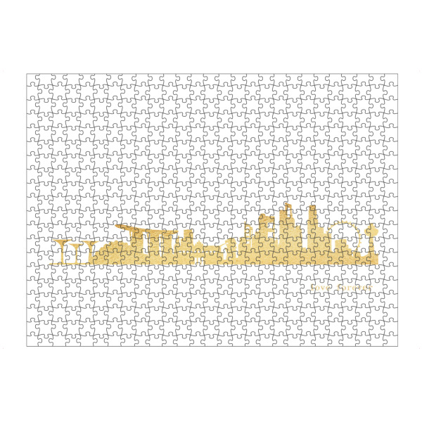artboxONE Puzzle "SINGAPUR GOLD Print Love" artboxONE - Städte,Reise,Architektur,Reise / Asien,Städte / Singapur